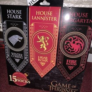 Game of thrones socks adult